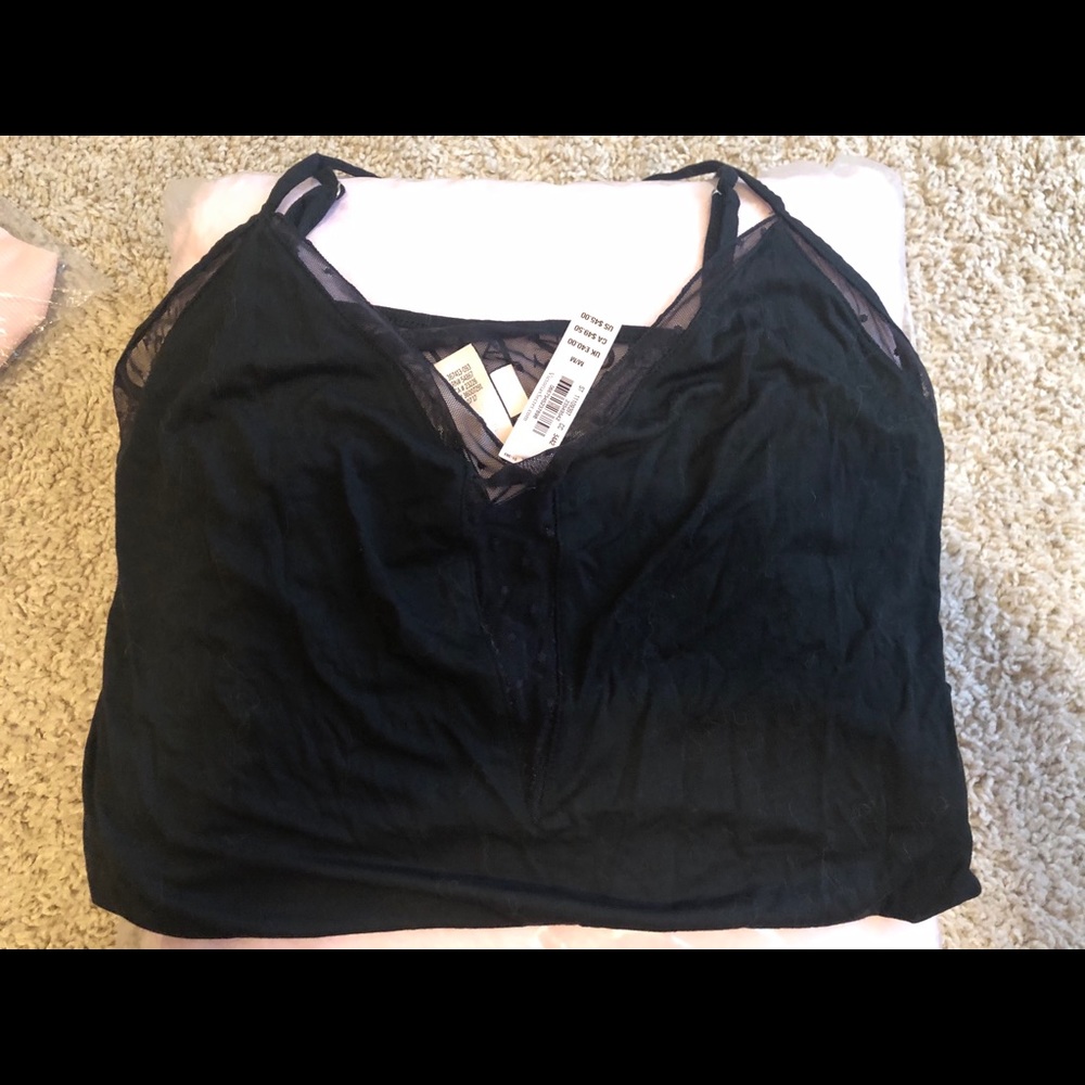 New Victoria’s Secret Black soft Pajama top - Picture 3 of 4